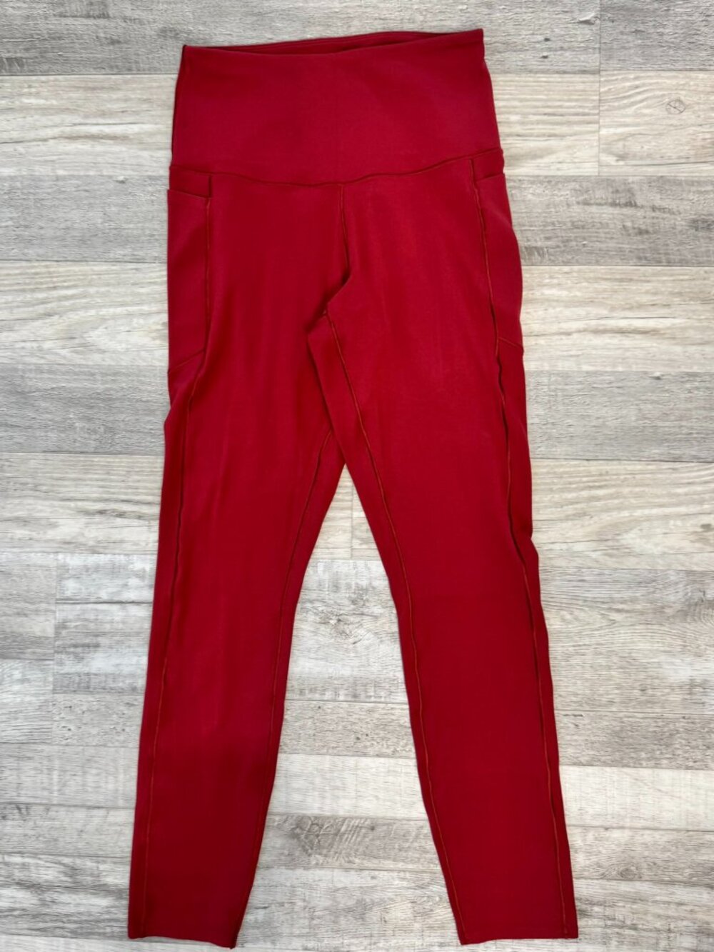 Rhone Red Yoga Waist Leggings Size Small Women's Athletic G49